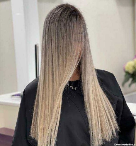 دکلره بعد از موهای کراتین شده